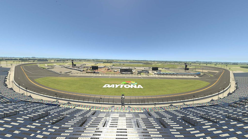 Daytona International Speedway in iRacing Simulator