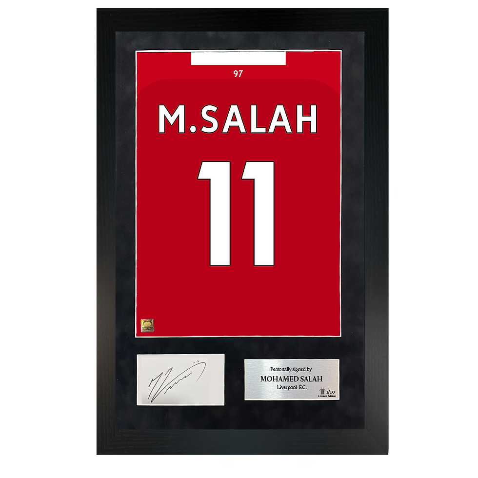 Thumbnail: Mohamed Salah | Signed 23/24 Shirt Back Poster Frame