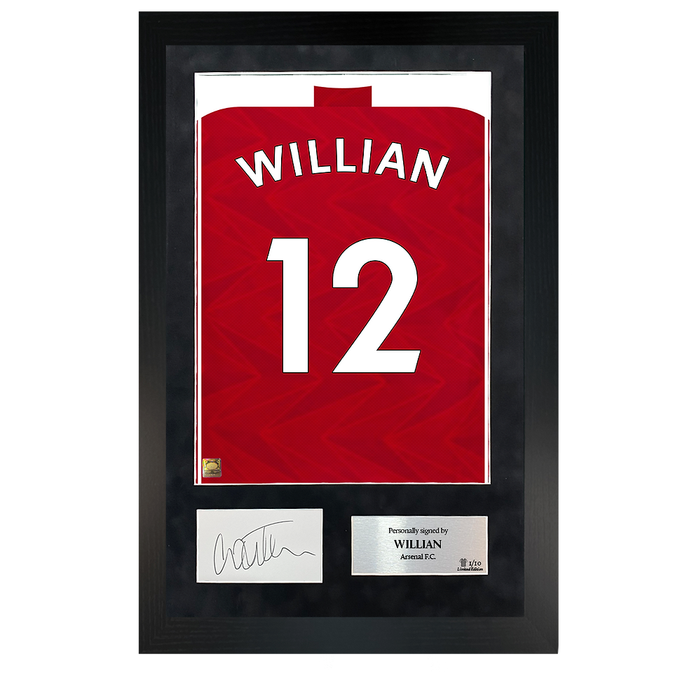 Thumbnail: Willian | Signed 20/21 Shirt Back Poster Frame