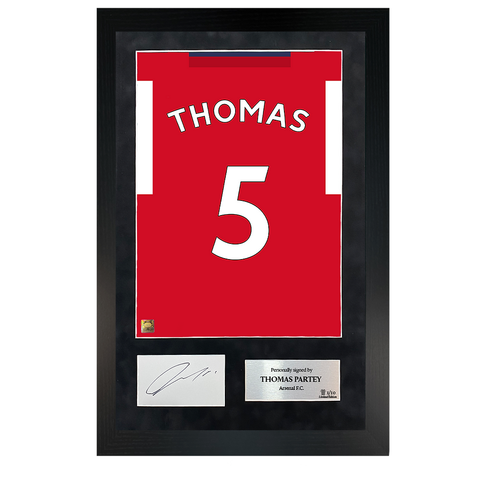 Thumbnail: Thomas Partey | Signed 21/22 Shirt Back Poster Frame