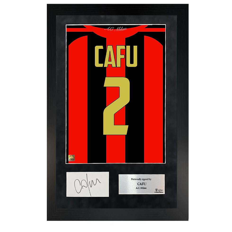 Thumbnail: Cafu | Signed 05/06 Shirt Back Poster Frame