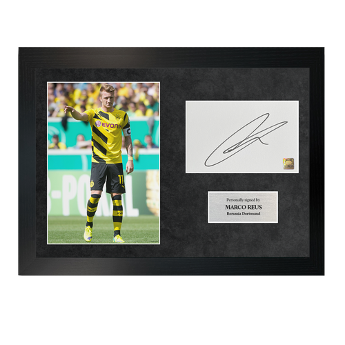Marco Reus | Signed A4 Photo Frame | Mr Memorabilia