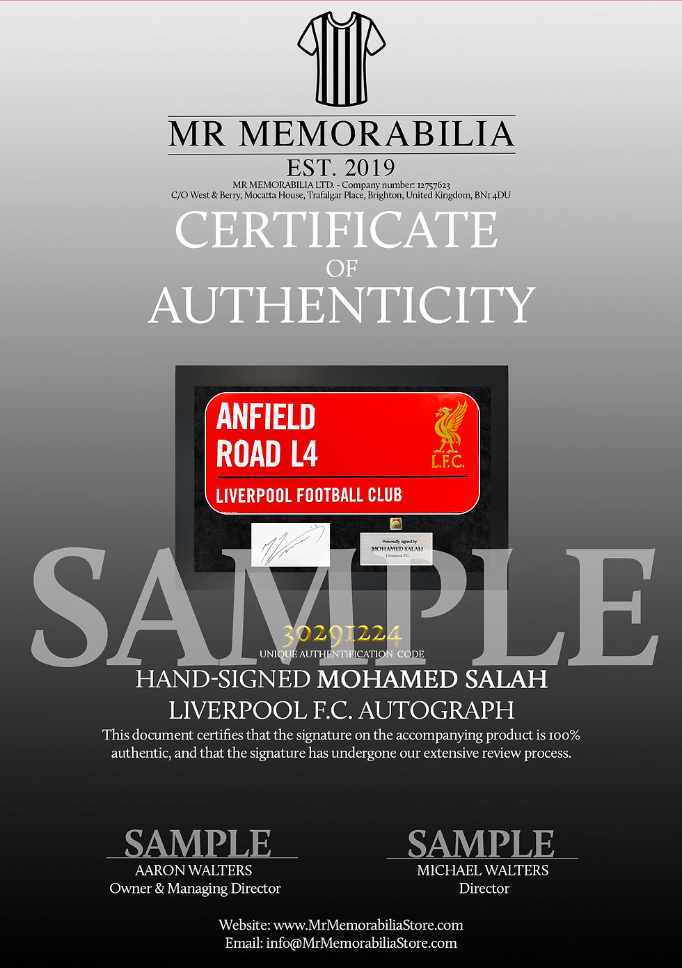 Thumbnail: Alan Shearer | Signed Street Sign