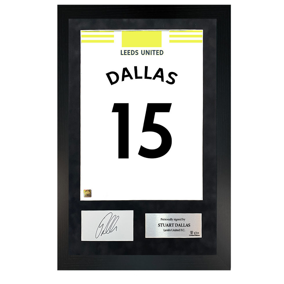 Thumbnail: Stuart Dallas | Signed 21/22 Shirt Back Poster Frame