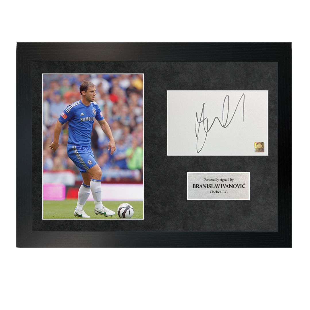 Branislav Ivanović | Signed A4 Photo Frame