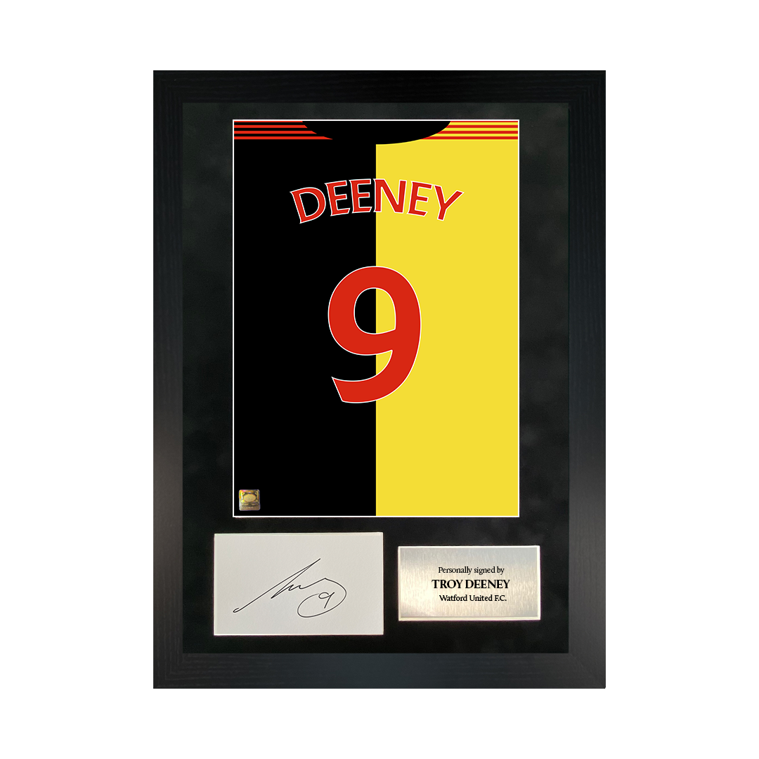 Troy deeney signed shirt clearance
