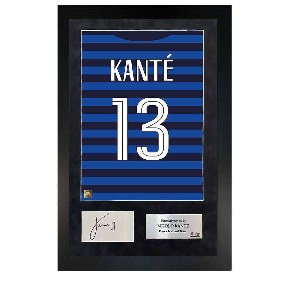 Thumbnail: N'Golo Kanté | Signed 20/21 Shirt Back Poster Frame