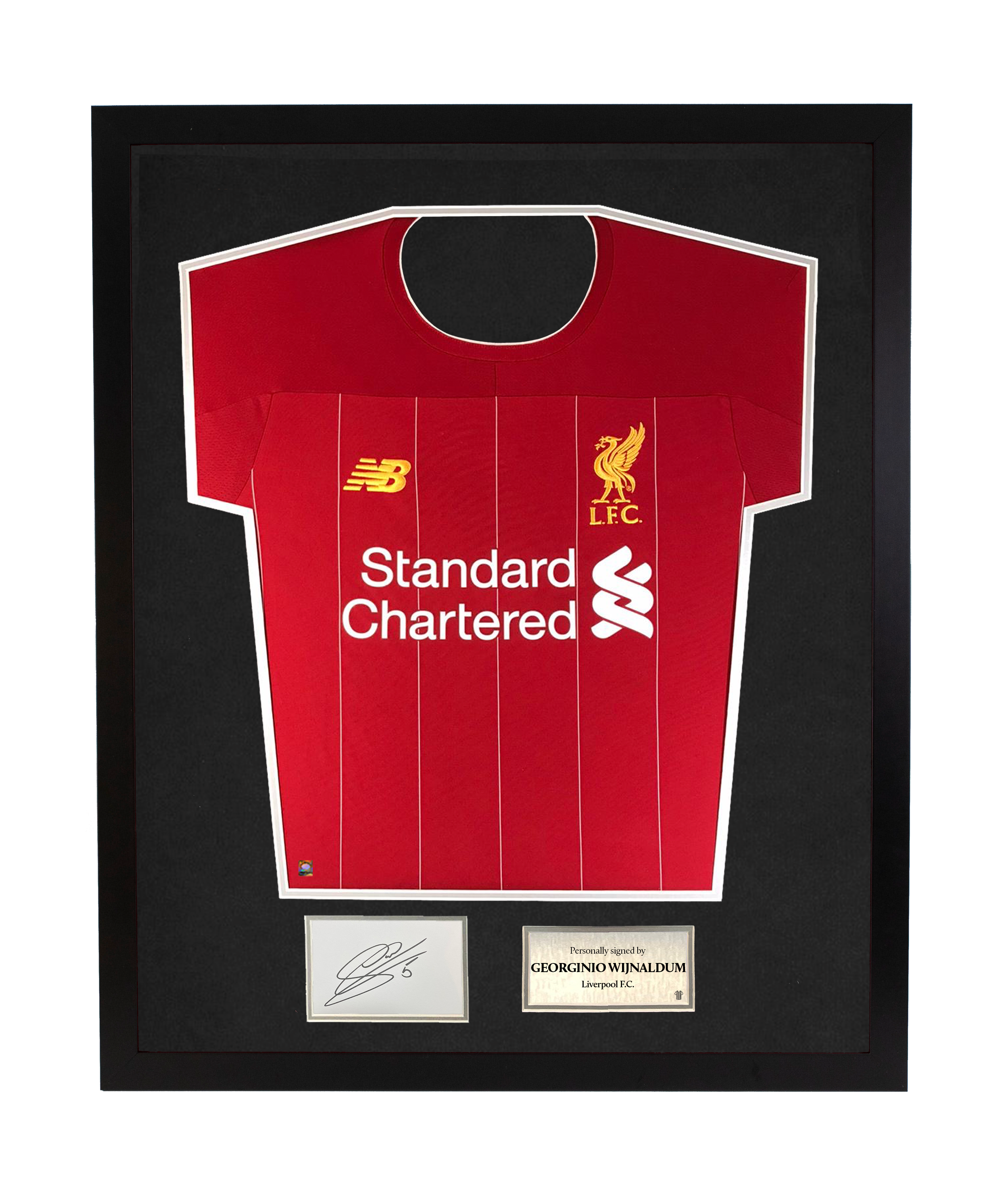 Georginio Wijnaldum | 19/20 Home Shirt & Signature Card