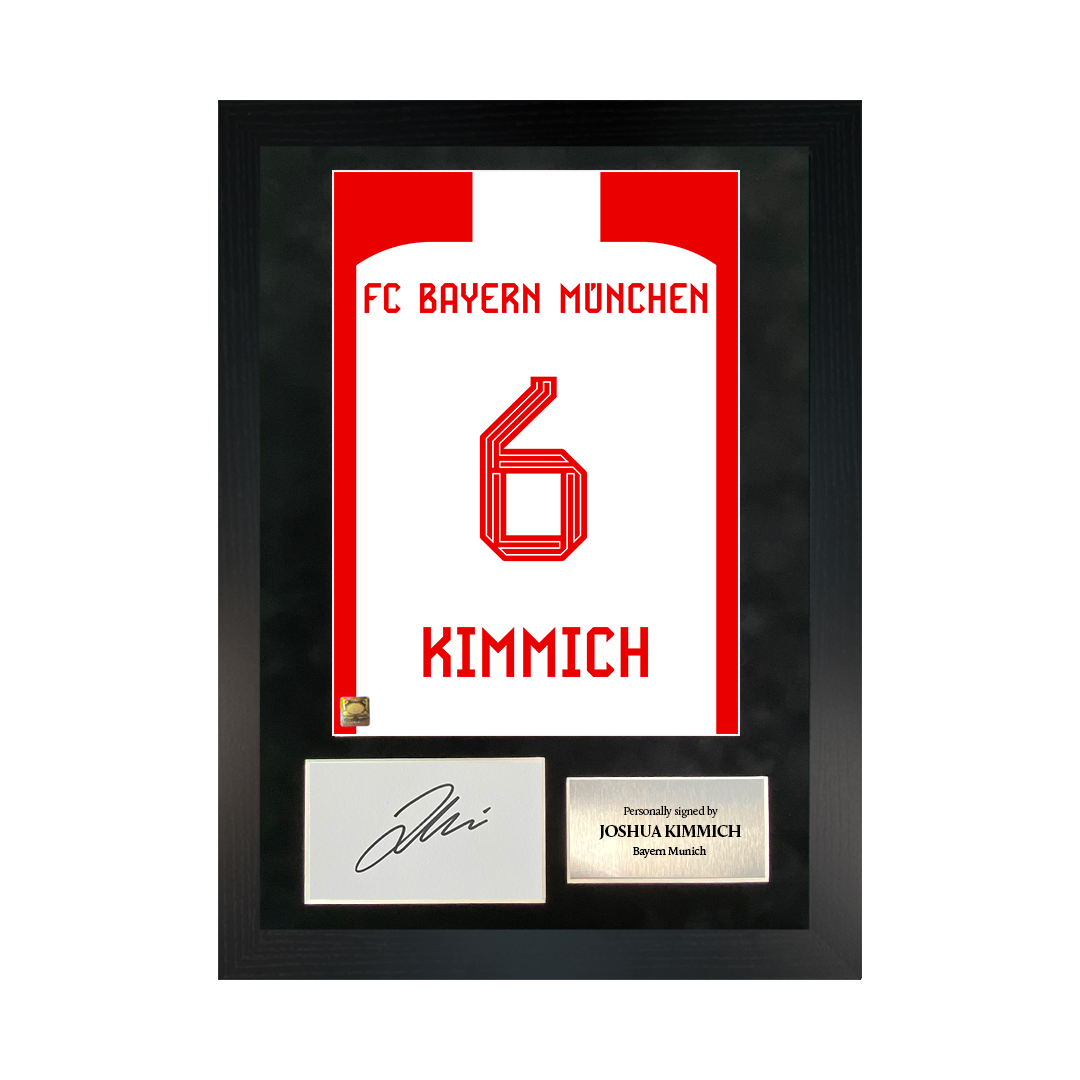 Joshua Kimmich | Signed 23/24 Shirt Back Poster Frame