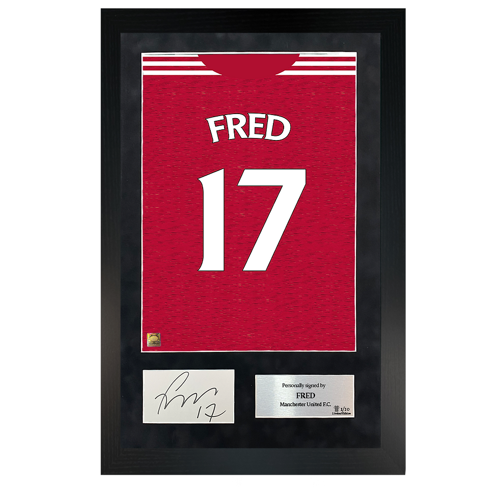 Thumbnail: Fred | Signed 20/21 Shirt Back Poster Frame