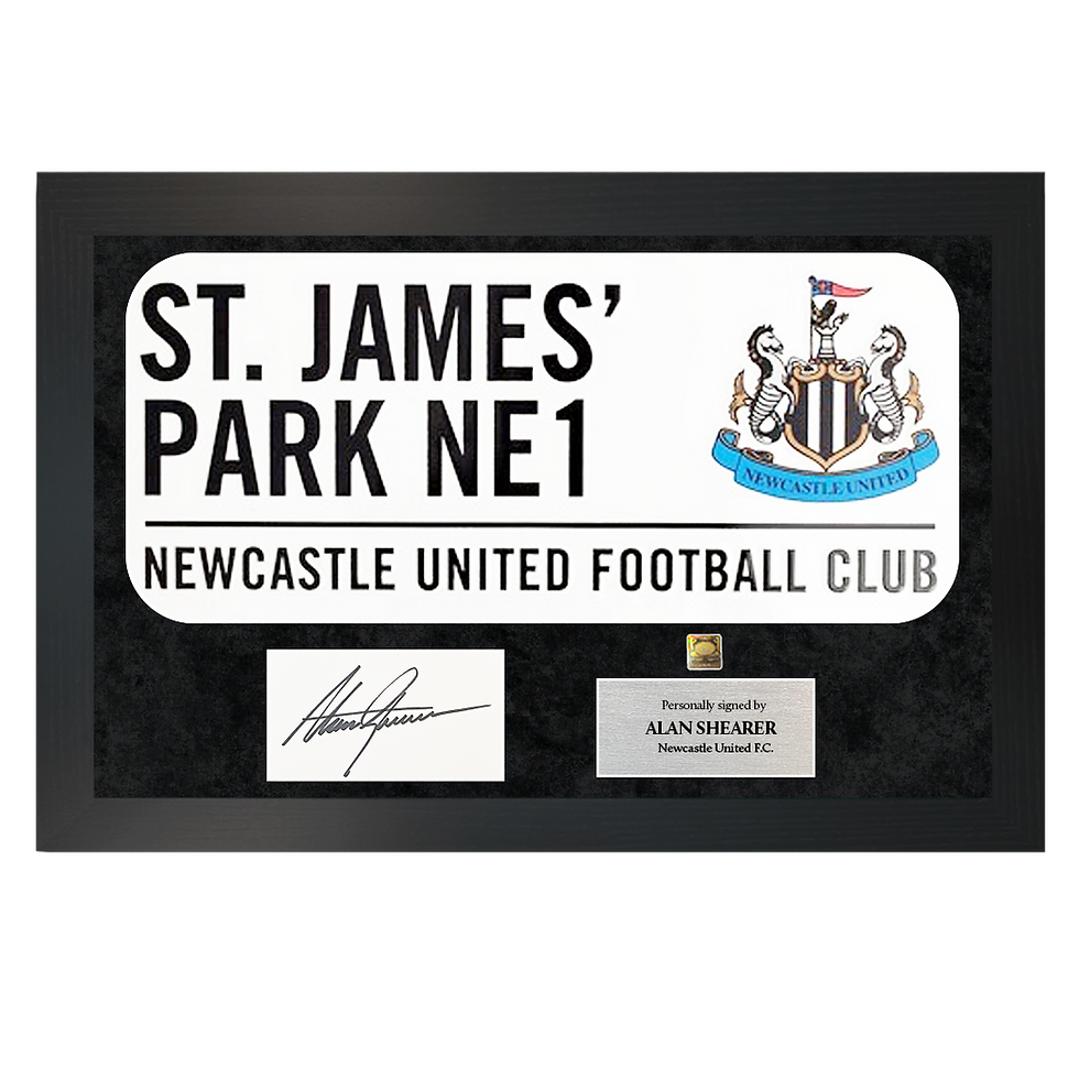 Thumbnail: Alan Shearer | Signed Street Sign