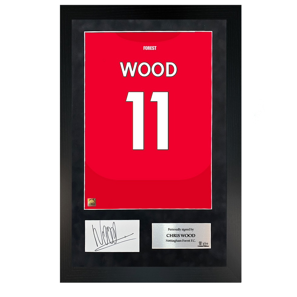 Thumbnail: Chris Wood | Signed 24/25 Shirt Back Poster Frame