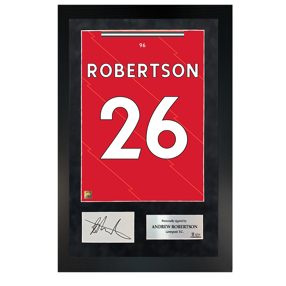 Thumbnail: Andrew Robertson | Signed 21/22 Shirt Back Poster Frame