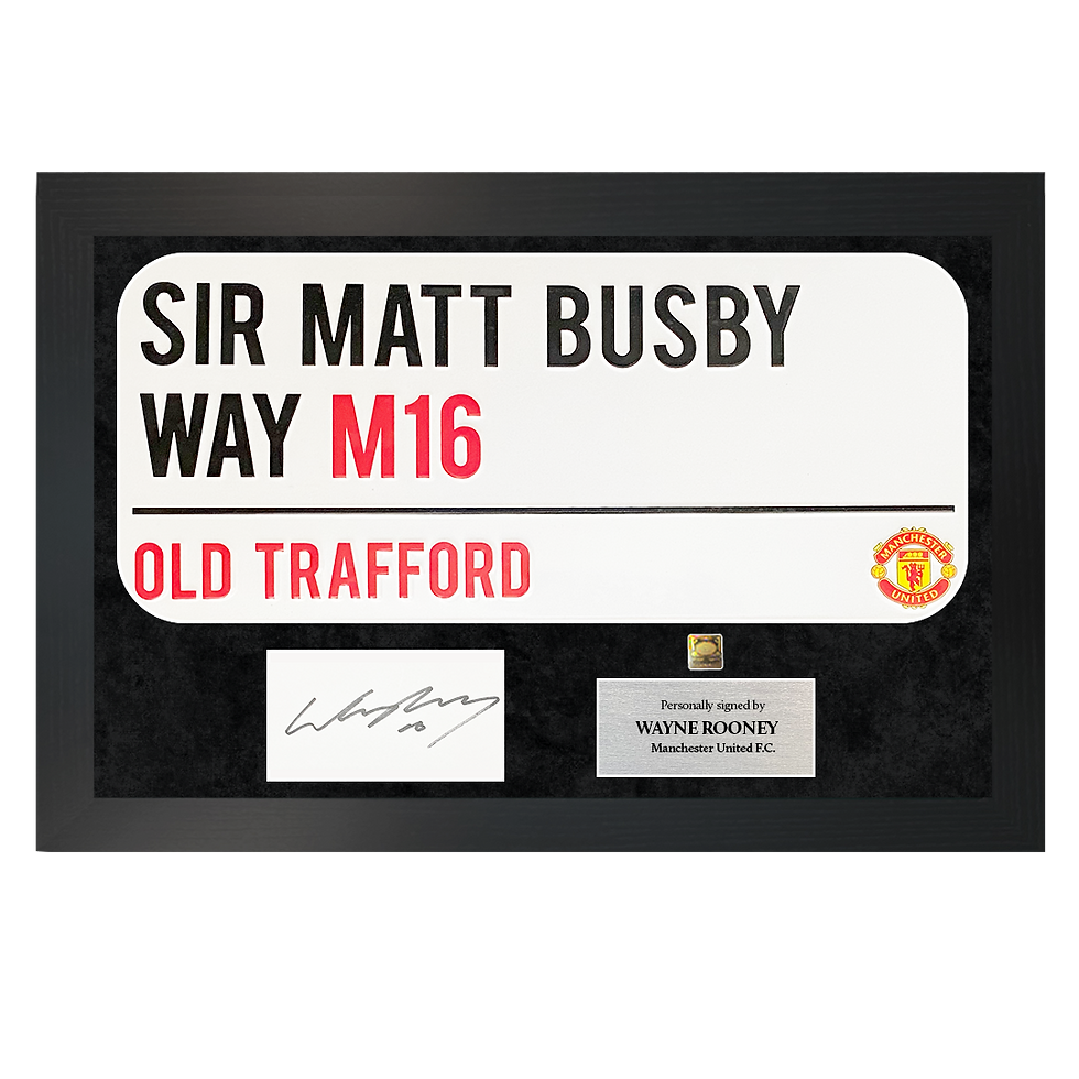 Thumbnail: Wayne Rooney | Signed Street Sign