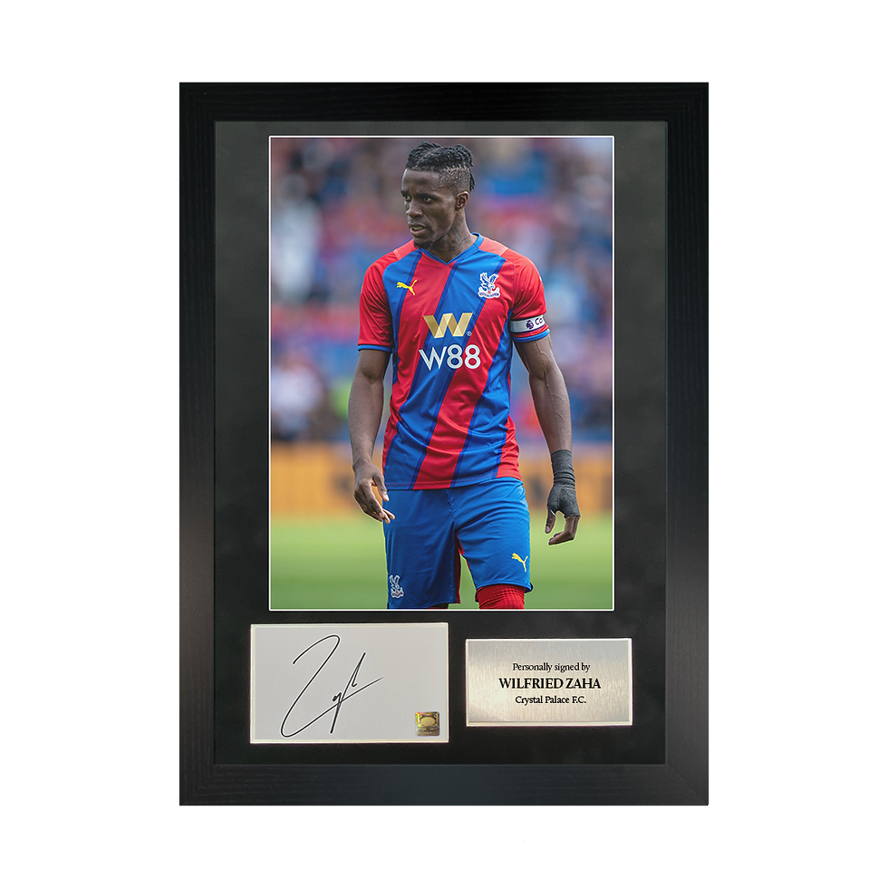 Wilfried Zaha | A3 Signed Photo Frame