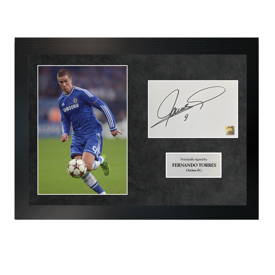 Fernando Torres | Signed A4 Photo Frame