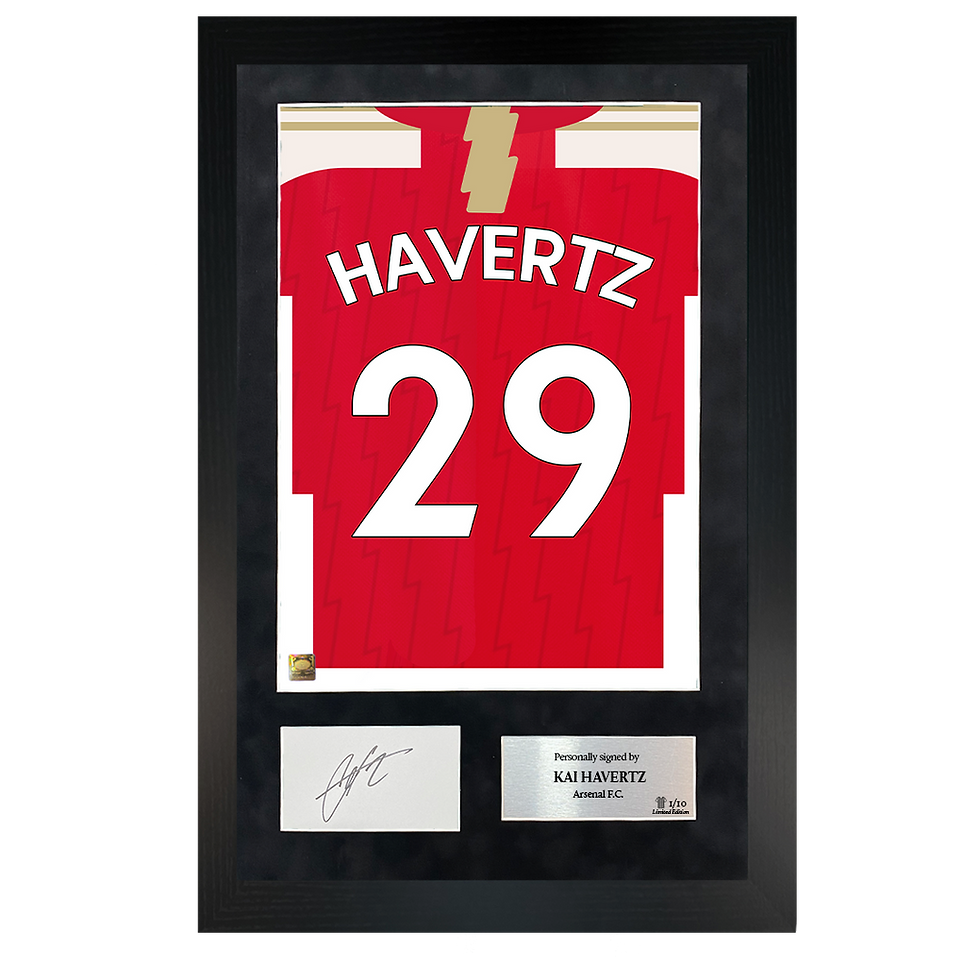 Thumbnail: Kai Havertz | Signed 23/24 Shirt Back Poster Frame
