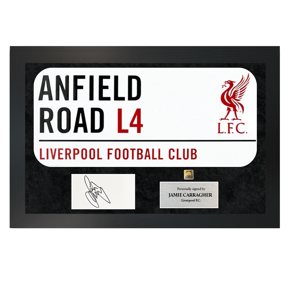 Thumbnail: Jamie Carragher | Signed Street Sign