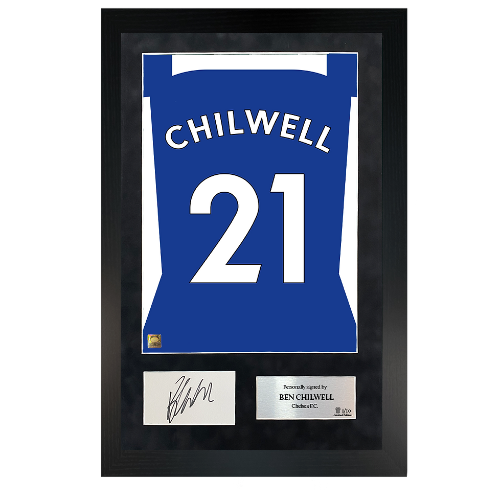 Thumbnail: Ben Chilwell | Signed 23/24 Shirt Back Poster Frame