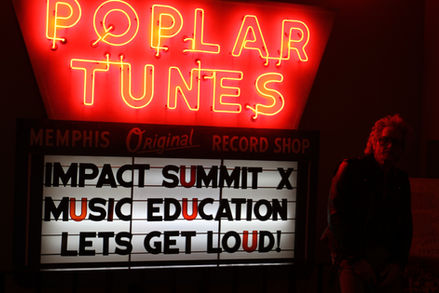 Image from Impact Summit x Music Education in Memphis, TN, a brand activation and coalition event organized and produced by Artist For Artist