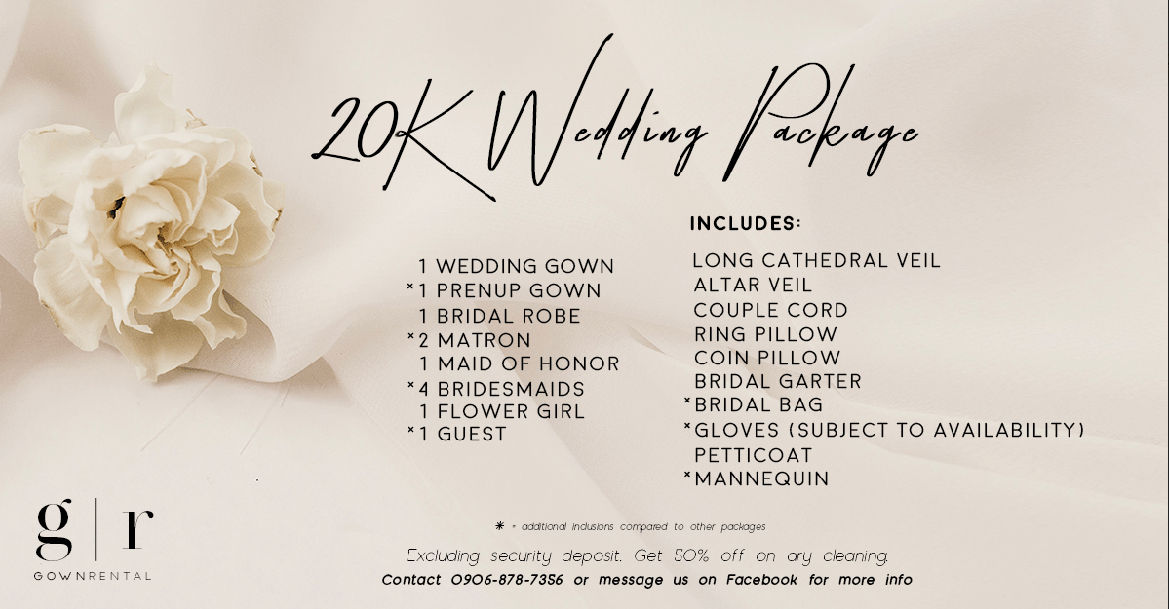 20k Wedding Package