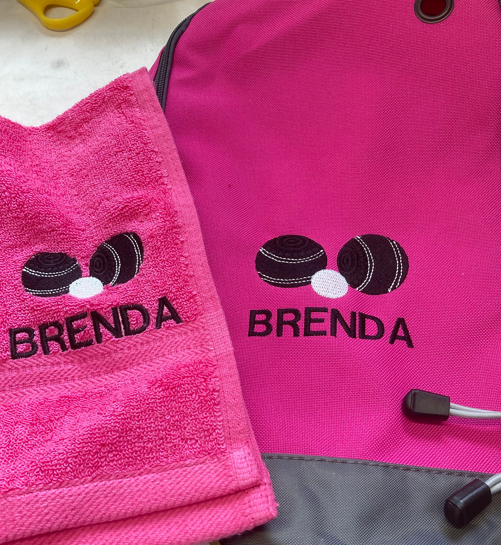 Thumbnail: LAWN BOWLS SHOE BAG - Personalised