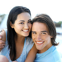 pareja feliz