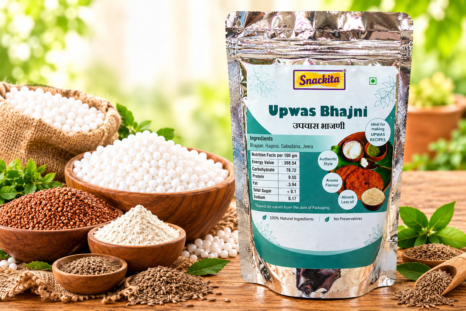 Upwas Bhajani – Maharashtrian Upvas Flour, Fasting Flour & Vrat Bhajani