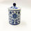 Thumbnail: Candle - White/Blue Chinoiserie Scented Candle with Lid, 8 oz
