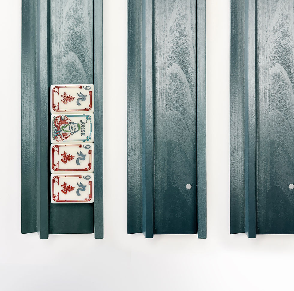 Thumbnail: 19-Inch Beechwood Racks - Blue Stain