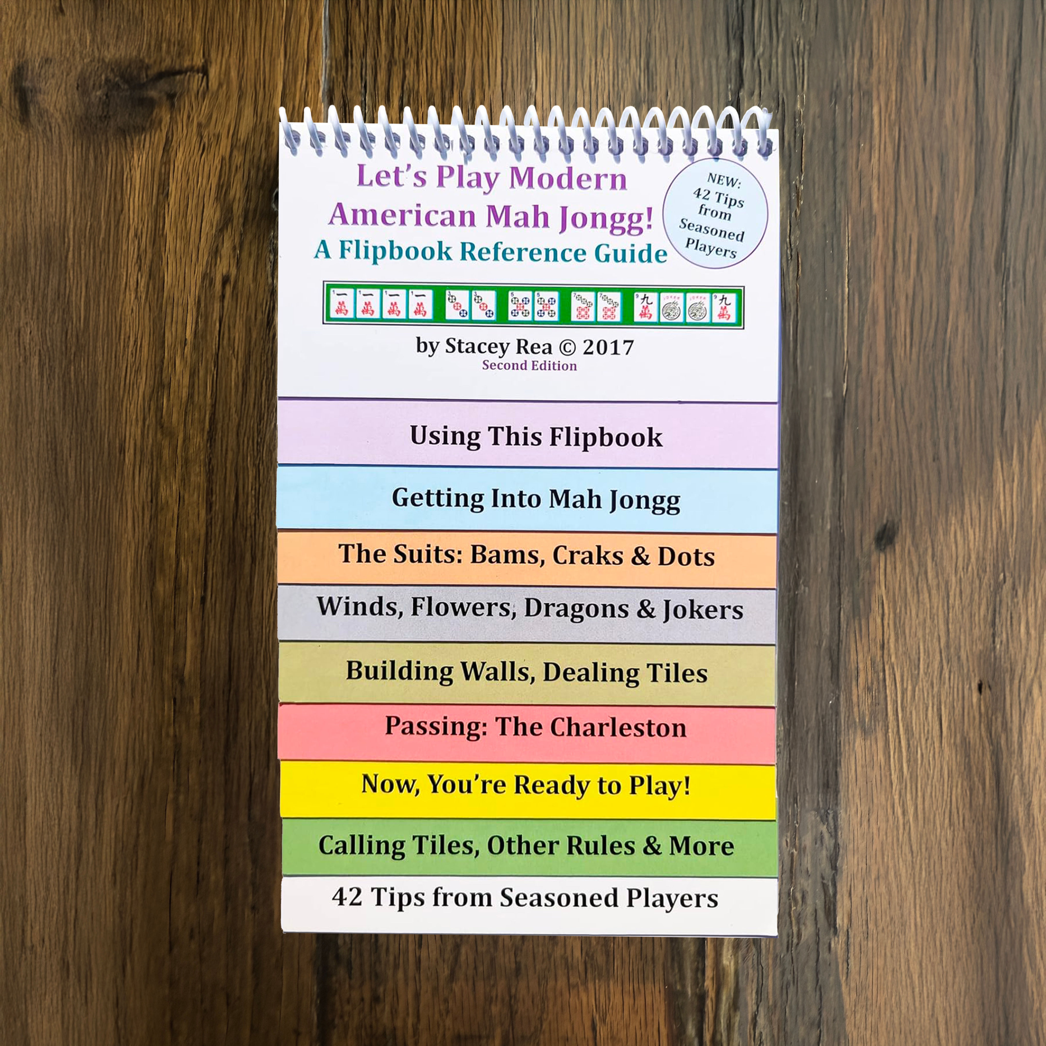 Let's Play Modern American Mah Jongg! A Flipbook Reference Guide by Stacy Rea