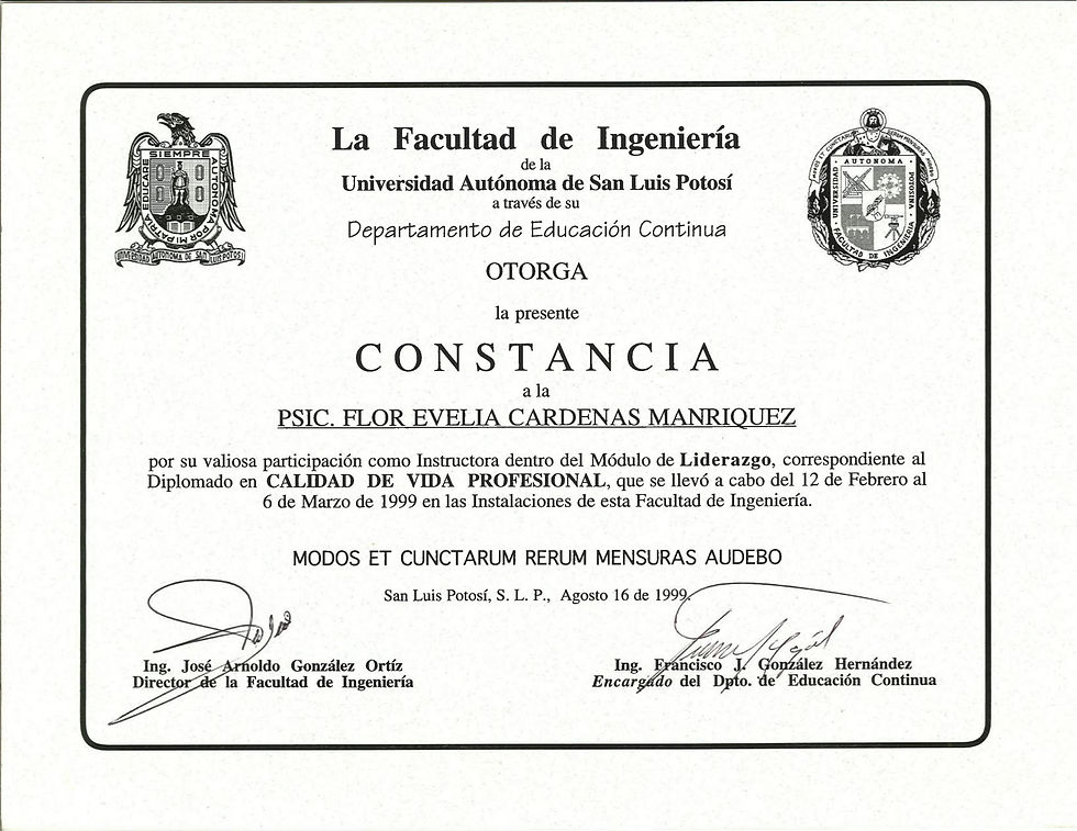 CONSTANCIA
