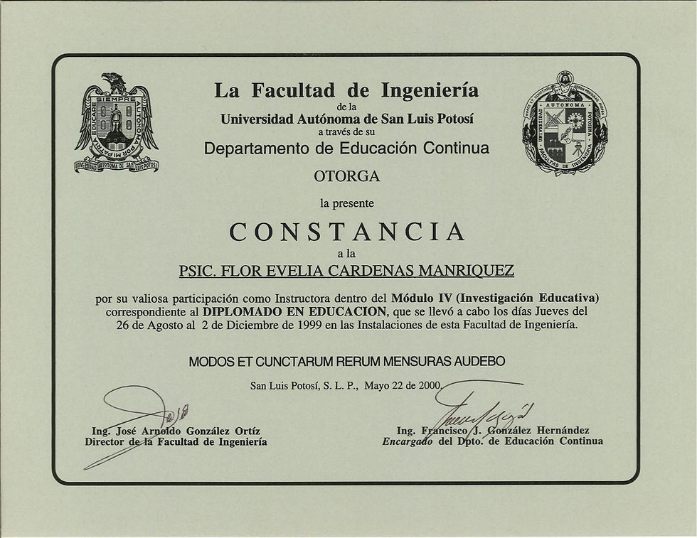 CONSTANCIA