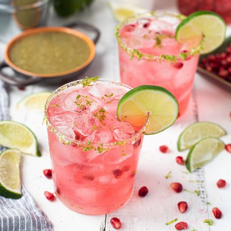 Pink Pom Pom Margaritas 