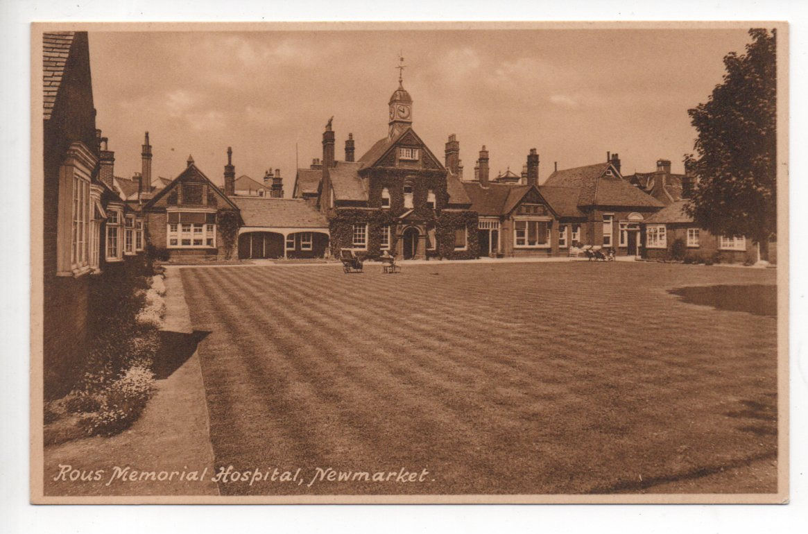 Suffolk, Newmarket Rous Memorial Hospital, Unused Vintage Postcard