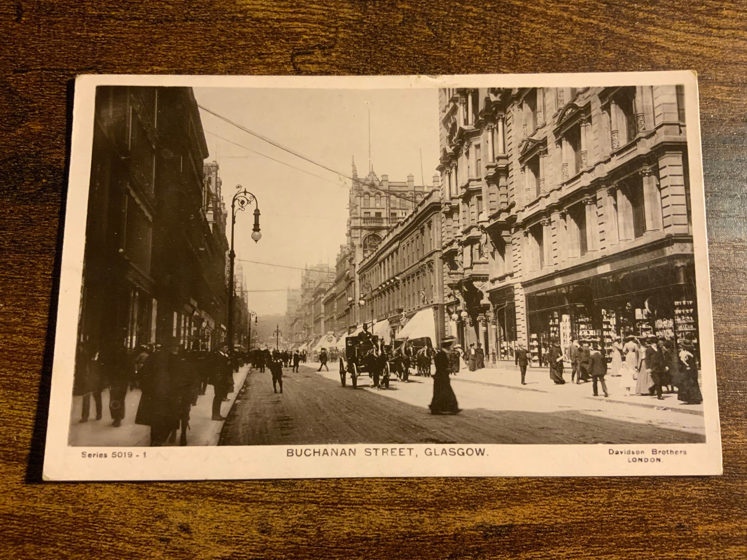 Scotland Glasgow Buchanan Street Used Vintage Postcard