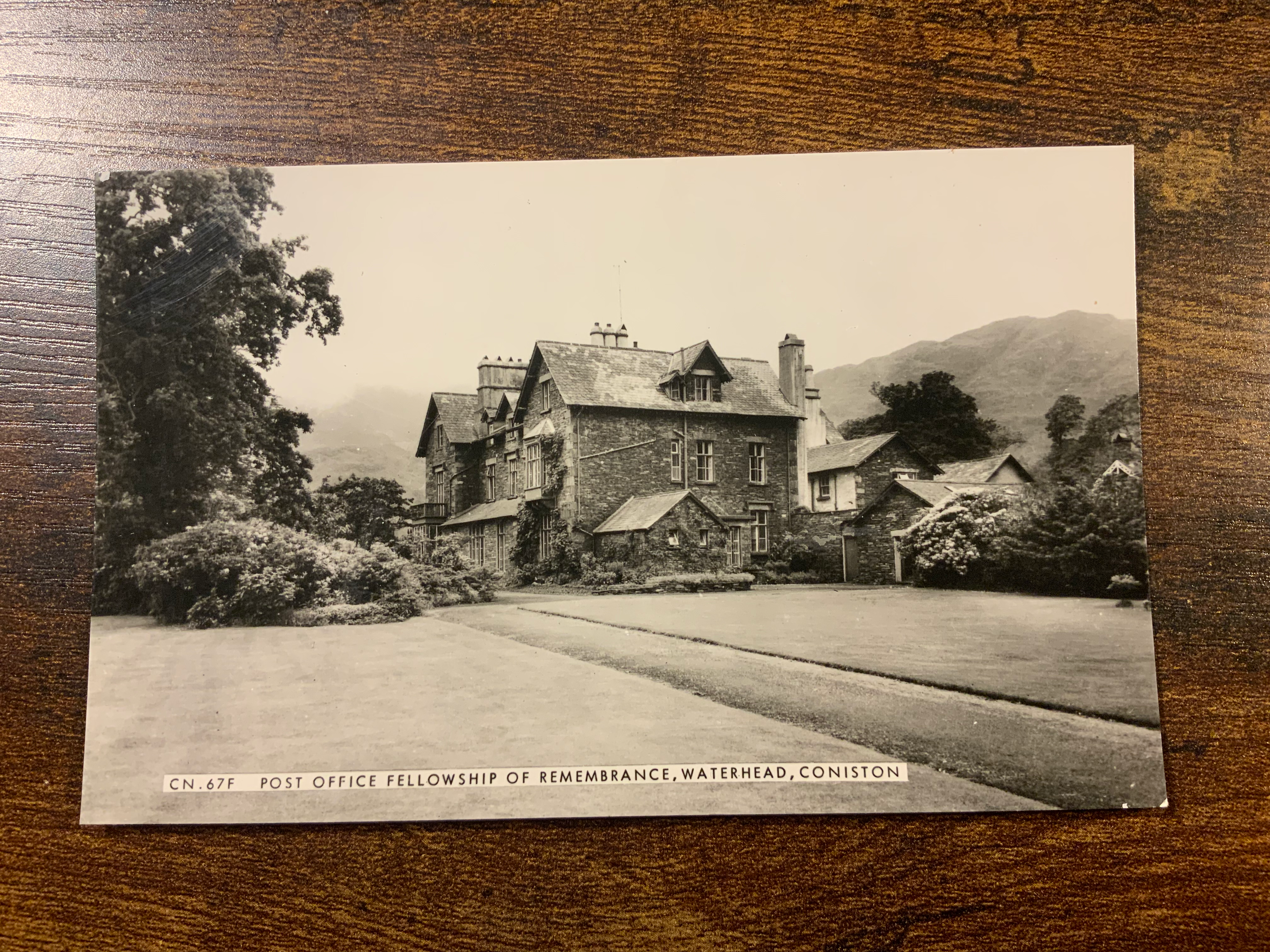 Cumbria Coniston Waterhead Hotel unused Friths postcard