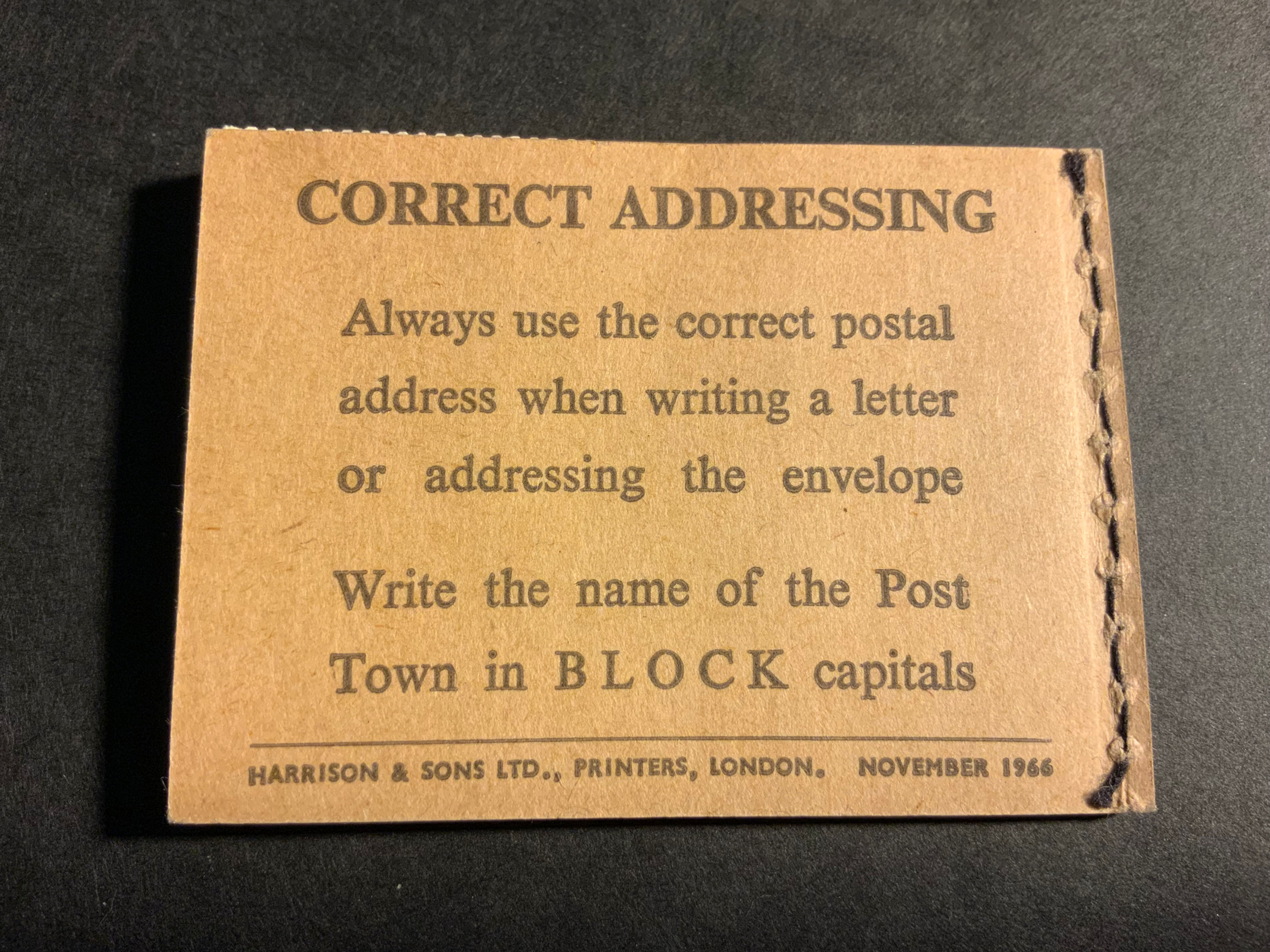 GB 1966 Wilding Booklet SG X14 Complete & MNH