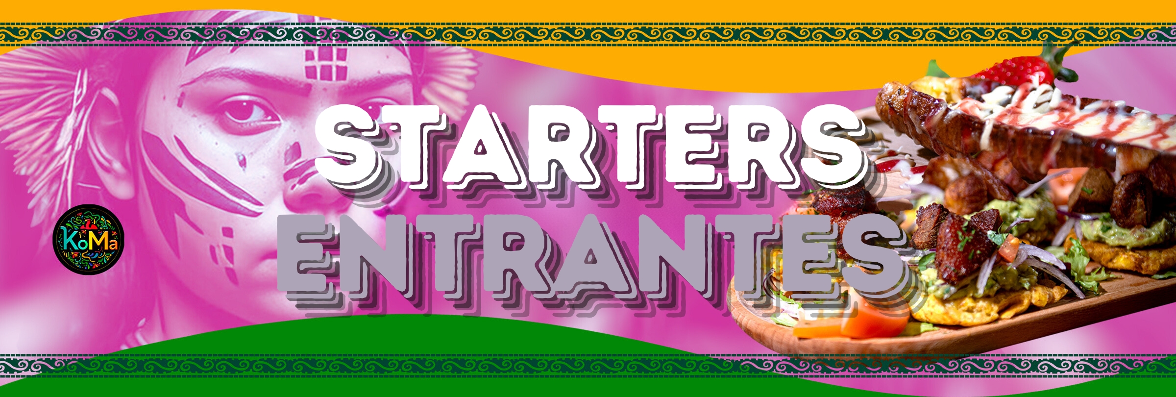 Arranged Food and Objects