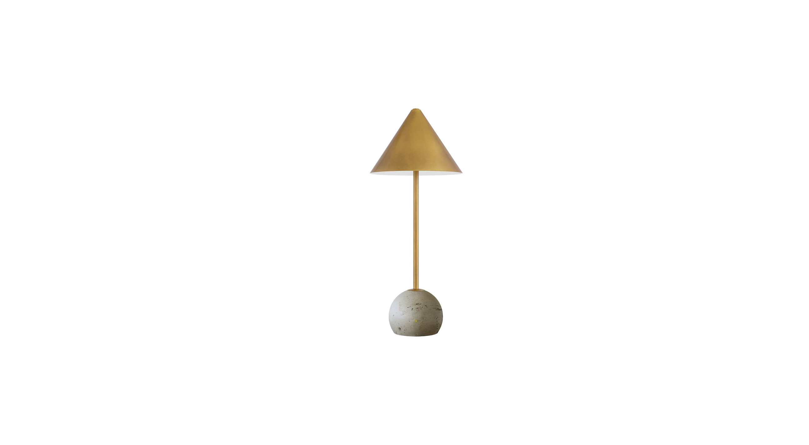 Journey Natural & Brass Cordless Table Lamp
