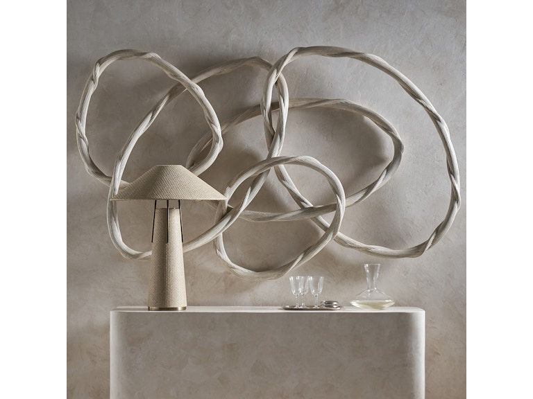 Thumbnail: ZOLA RATTAN WALL DECOR, WHITEWASH