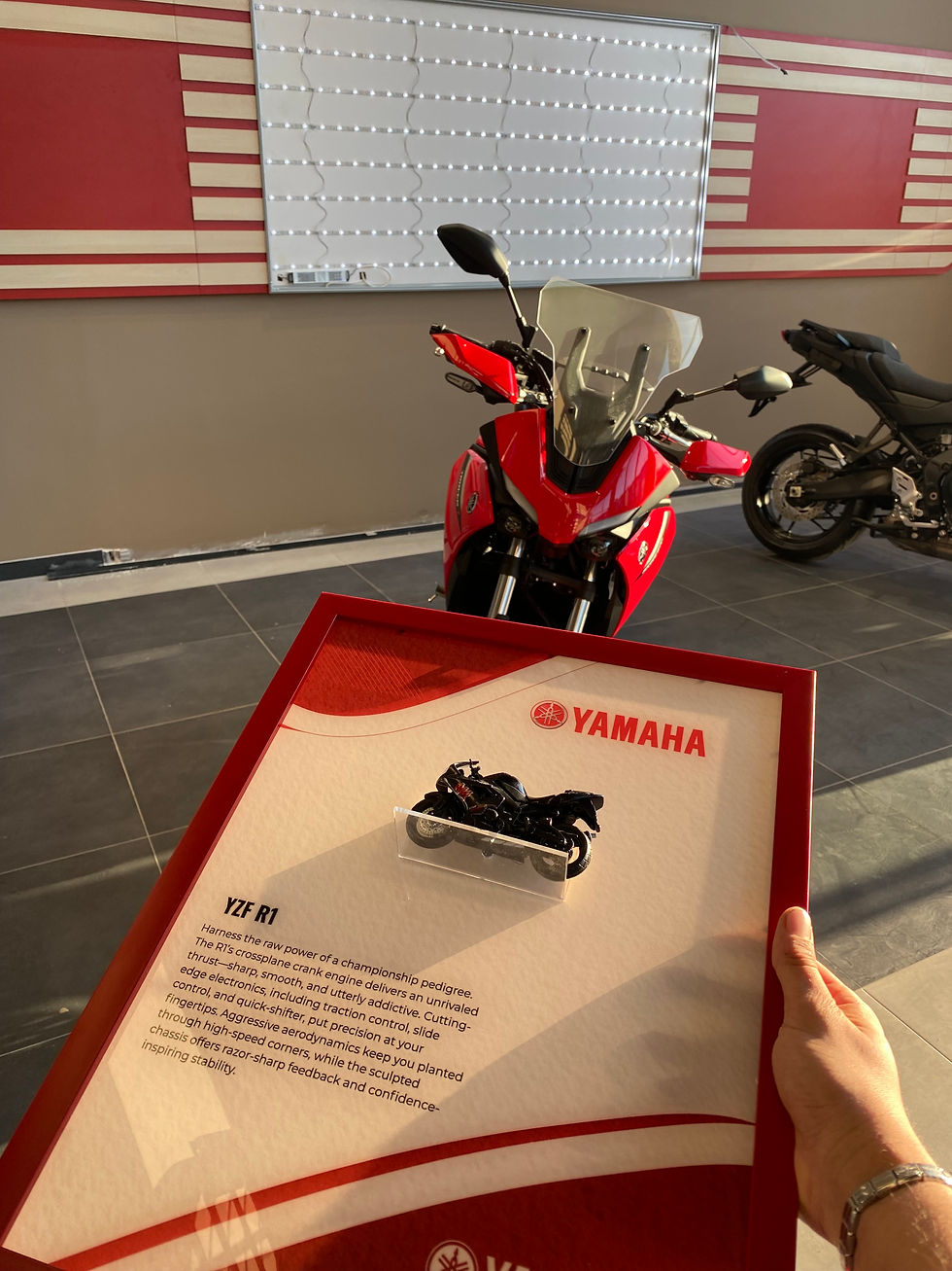 Küçük resim: YAMAHA YZF R1 Kişiye Özel Tablo