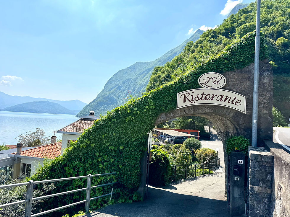 Lake Iseo Bergamo alta ristorante zu