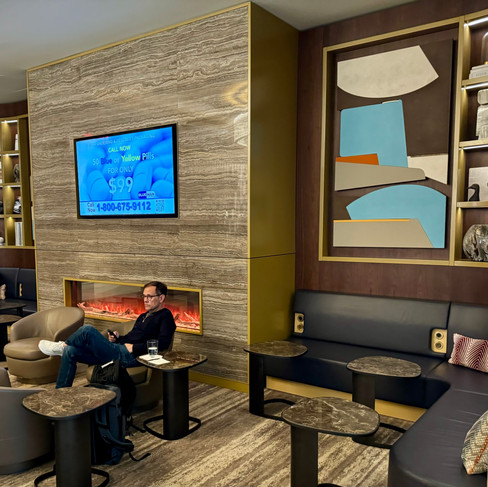 Delta One Lounge JFK airport international travel