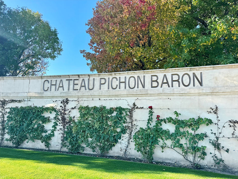 Bordeaux wine country France Chateau Pichon Baron