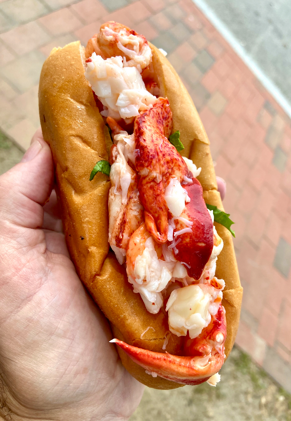 lobster roll Maine Portland Becky's Diner