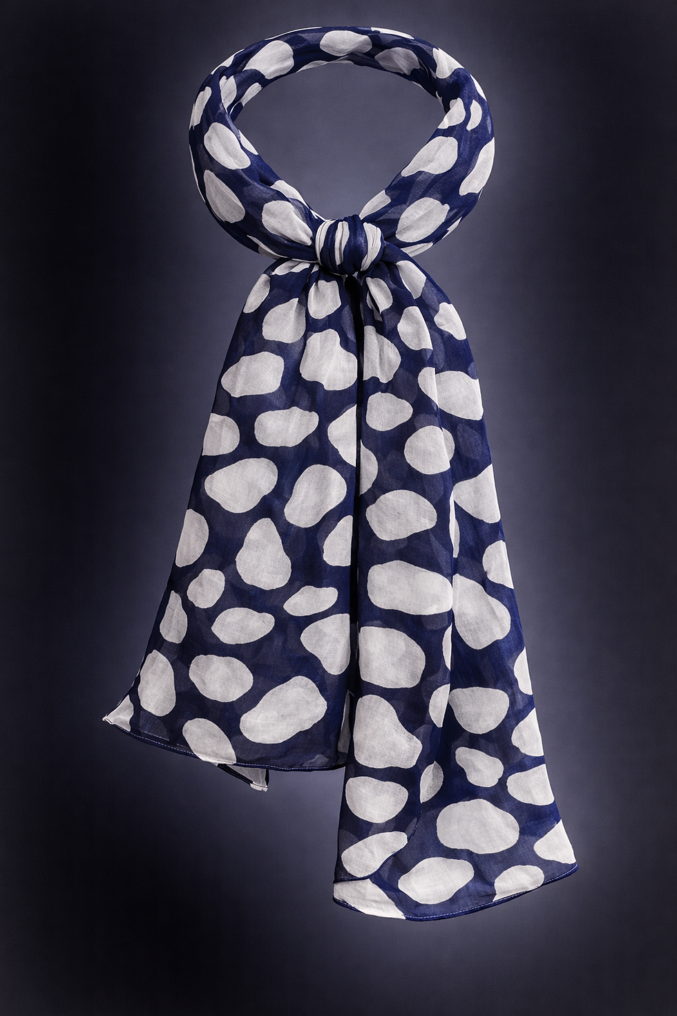 Thumbnail: Women’s Lightweight Sheer Polka Dot Scarf Shawl Wrap Summer Fashion Neck Scarf