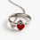 Thumbnail: Sweetheart Silver Barefoot Anklet