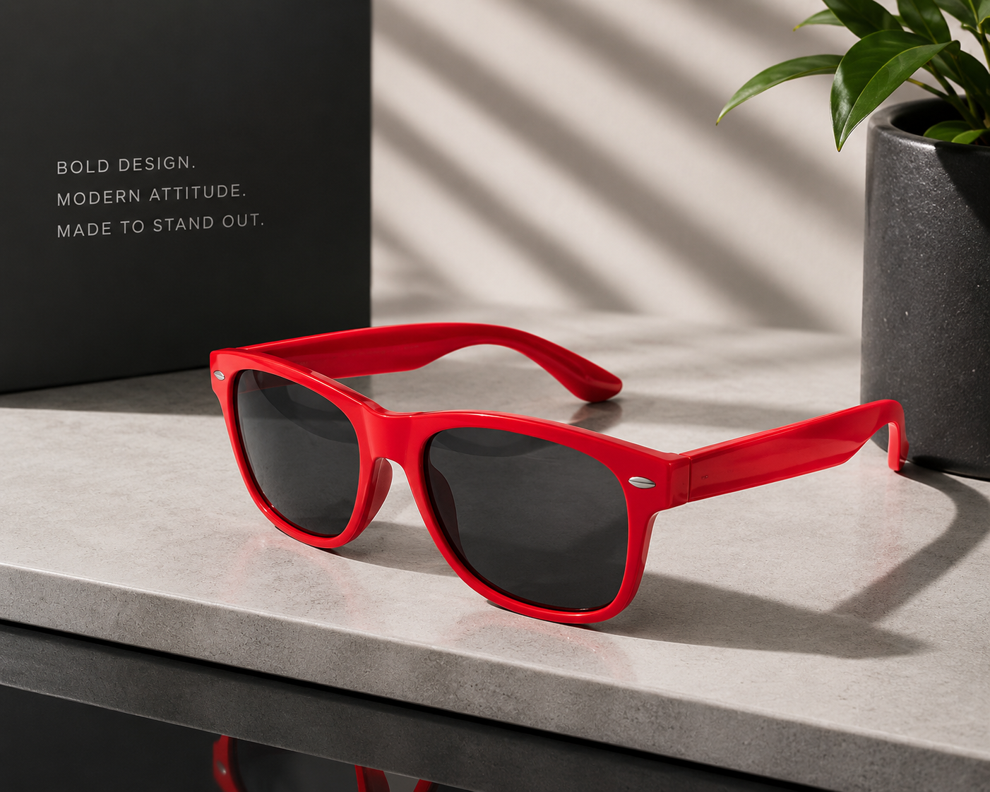 🕶️ Pink Retro Wayfarer Sunglasses – Bold Unisex Style | UV400 🕶️