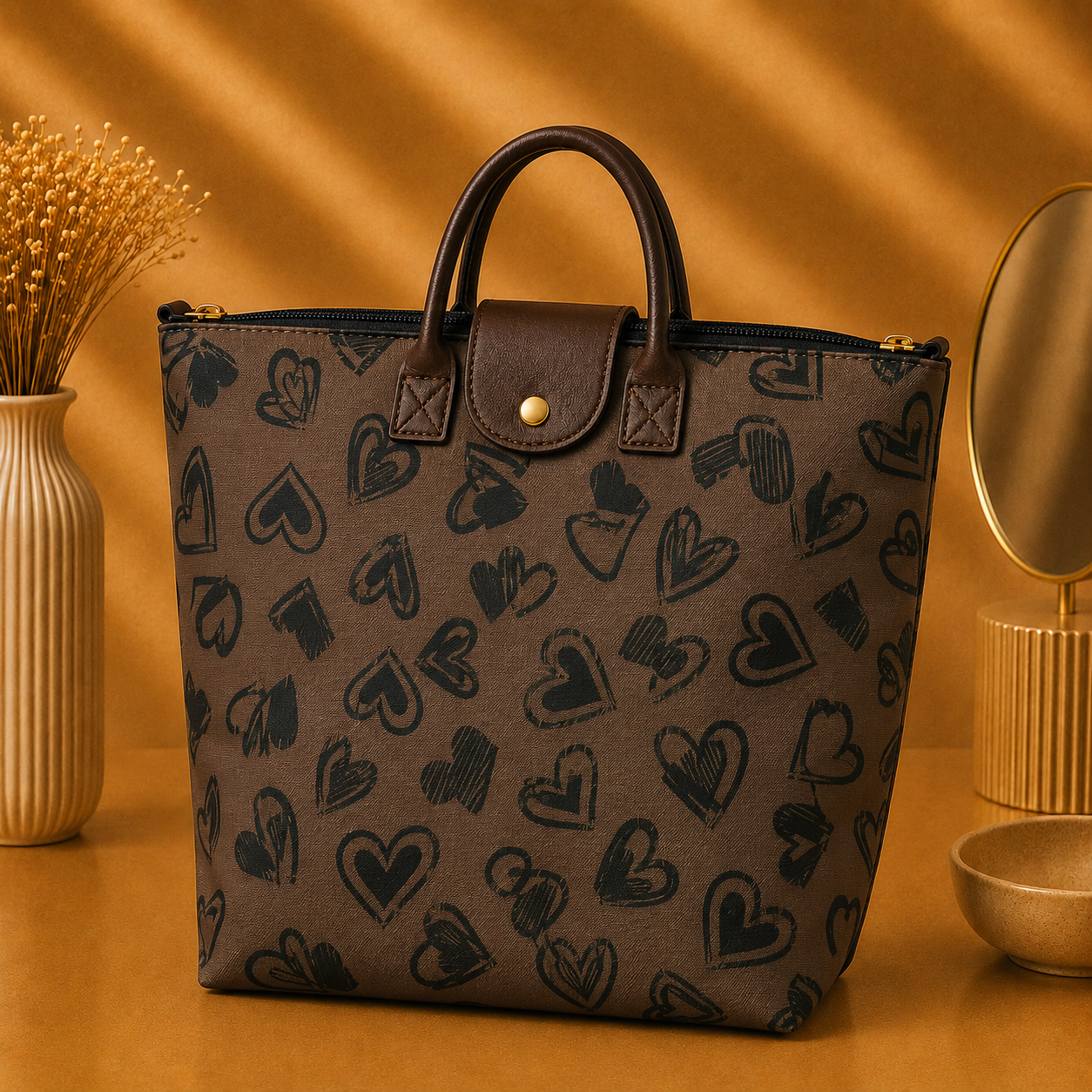Festival Foldaway Zip-Top Tote Bag | Drama Llama Vibes